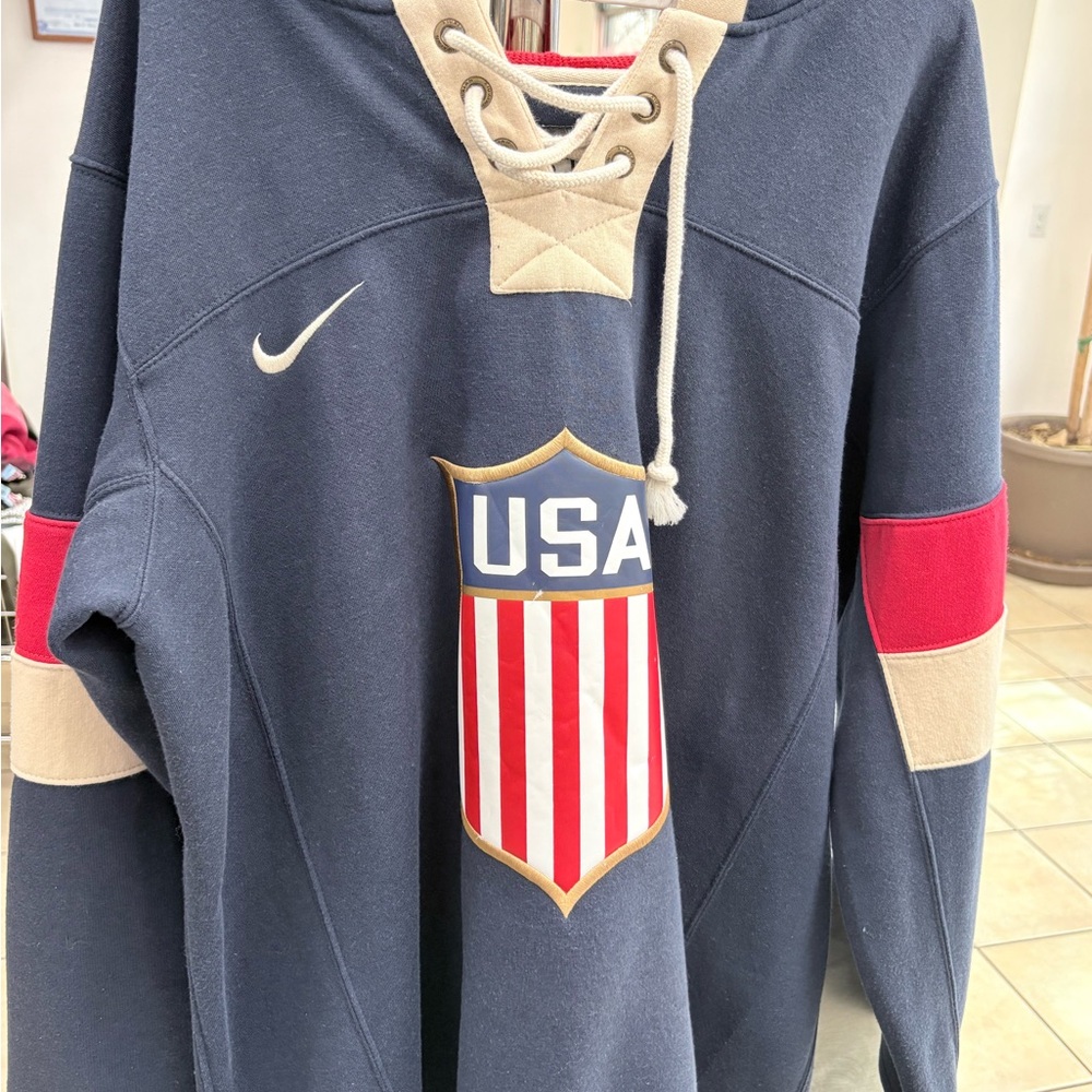 Nike USA Men's Navy Hockey Jersey